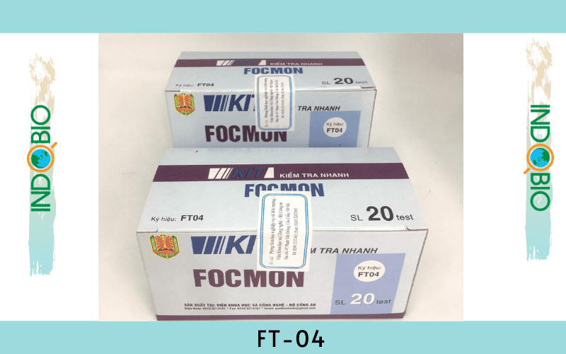 Bộ kit kiểm tra nhanh foocmon trong thực phẩm, đóng gói 20 test/hộp